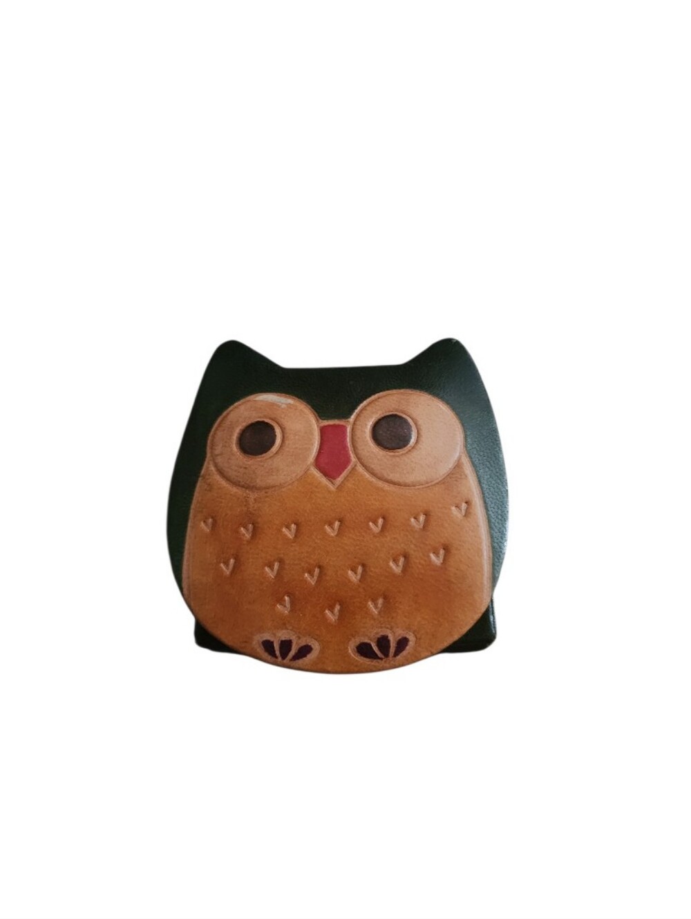 Leather Owl Coin Purse